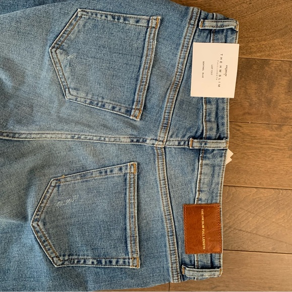 NWT- ZARA PREMIUM SLIM FULL LENGTH JEANS IN SENTINEL BLUE- SIZE 36 - Picture 7 of 7